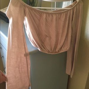 Arden B off he shoulder Crop Top